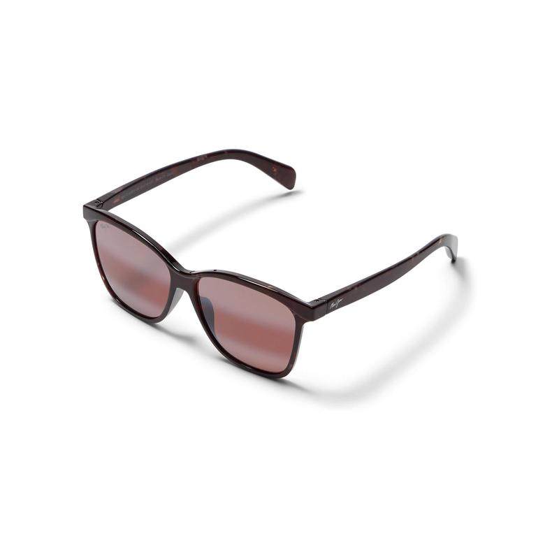 代购MauiJim女士太阳镜防刮防碎偏光抗眩光方形框色金属标志