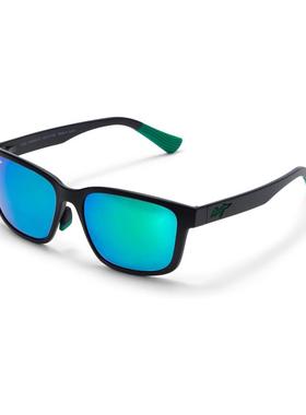 代购MauiJim男士太阳镜偏光防紫外线高清视野抗眩光方形框黑色