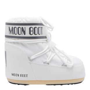 代购 BOOT女士雪地靴保暖防滑轻便舒适白色尼龙材质低帮 MOON