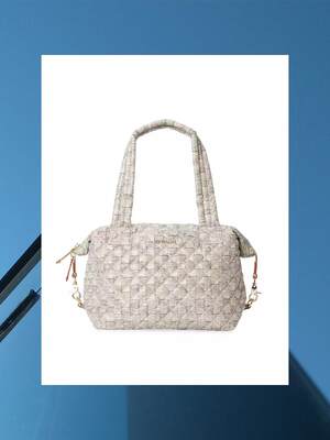 MZ Wallace23新款女士单肩包Tweed Box Tote Bag信封包手提包