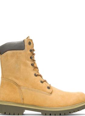 代购Wolverine男士工装靴保暖透气防滑轻便防水加绒系带高帮工作