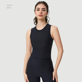 无袖 弹力健身服一体杯跑步上衣瑜伽背心BX301升级款