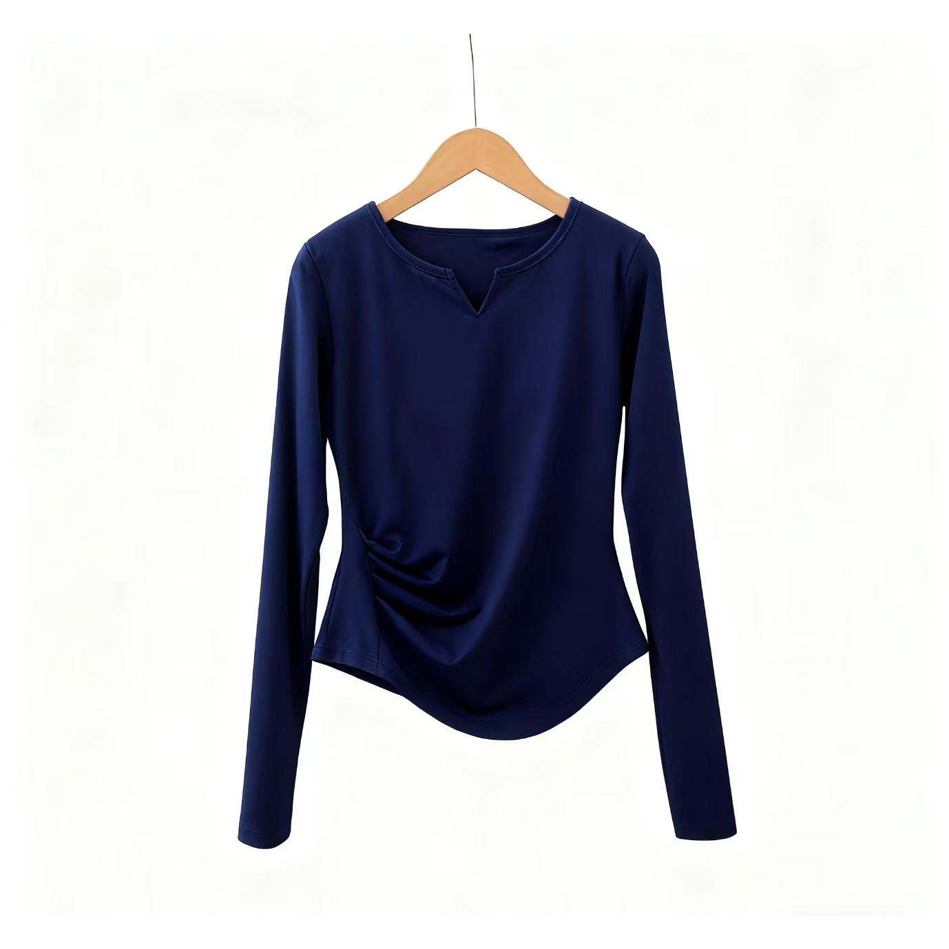 运动女瑜伽固定杯长袖款训练衣CX552