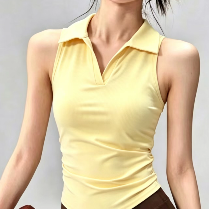 8号A【351-390】春夏女性透气瑜伽服跑步运动高品质瑜伽背心7.5