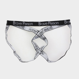 男士内裤男露臀性感丁字裤吊环阴囊托套环带双丁裤前攻后受个性男