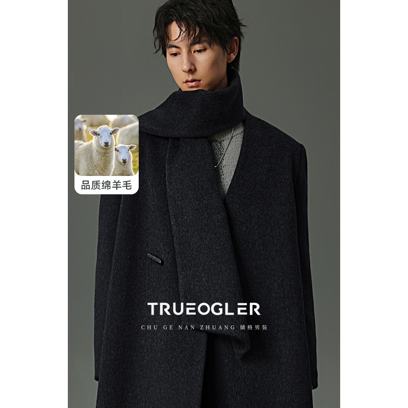 羊毛围巾百搭保暖冬季厚款