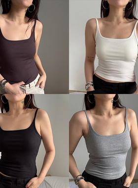 SLO【“隐形翼”胸垫背心】吊带背心女夏外穿2025新款内搭上衣