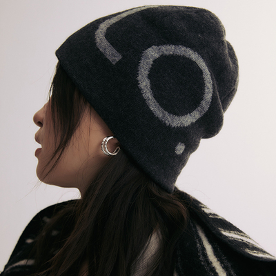 SLO“经典双面戴冷帽”羊毛混纺