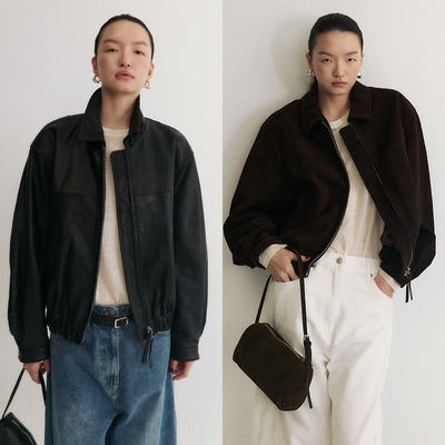 SLO“柏林往事”绵羊皮真皮皮衣