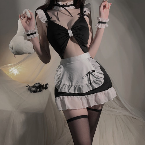 辣妹计划：乖巧女佣*情调女仆cos制服套装性感趣味厨娘qqny内衣裙