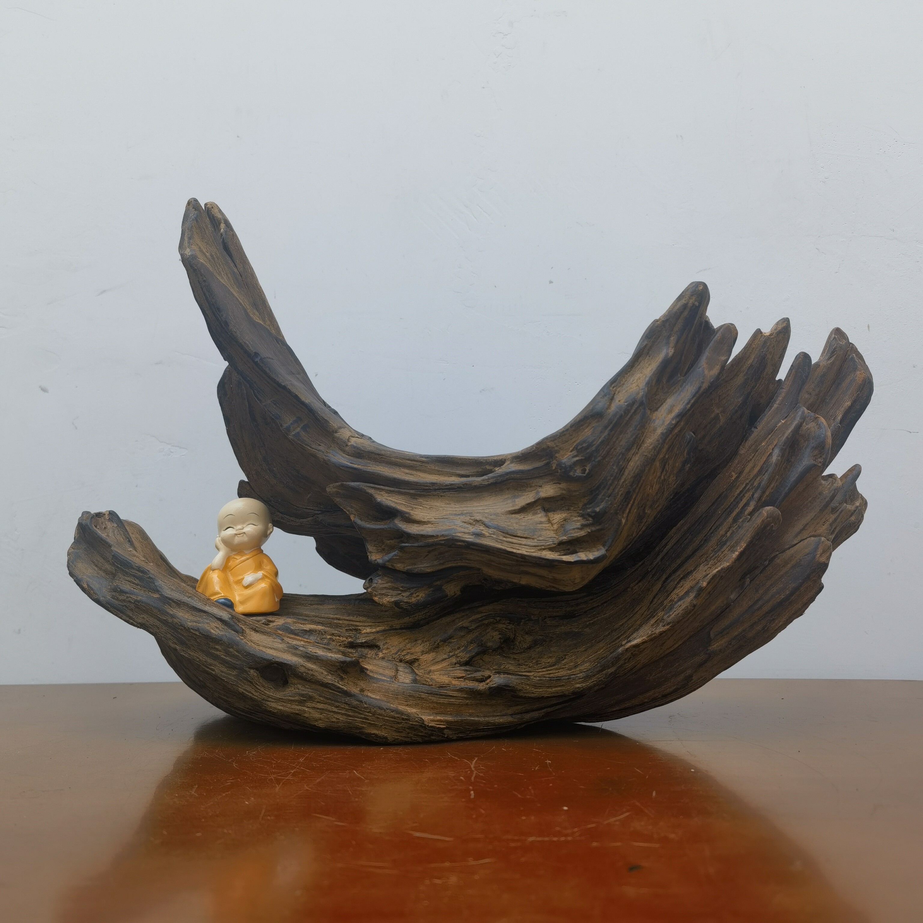 广西土沉香摆件自然随型风化木料根雕中式家居饰品药香果香味包邮