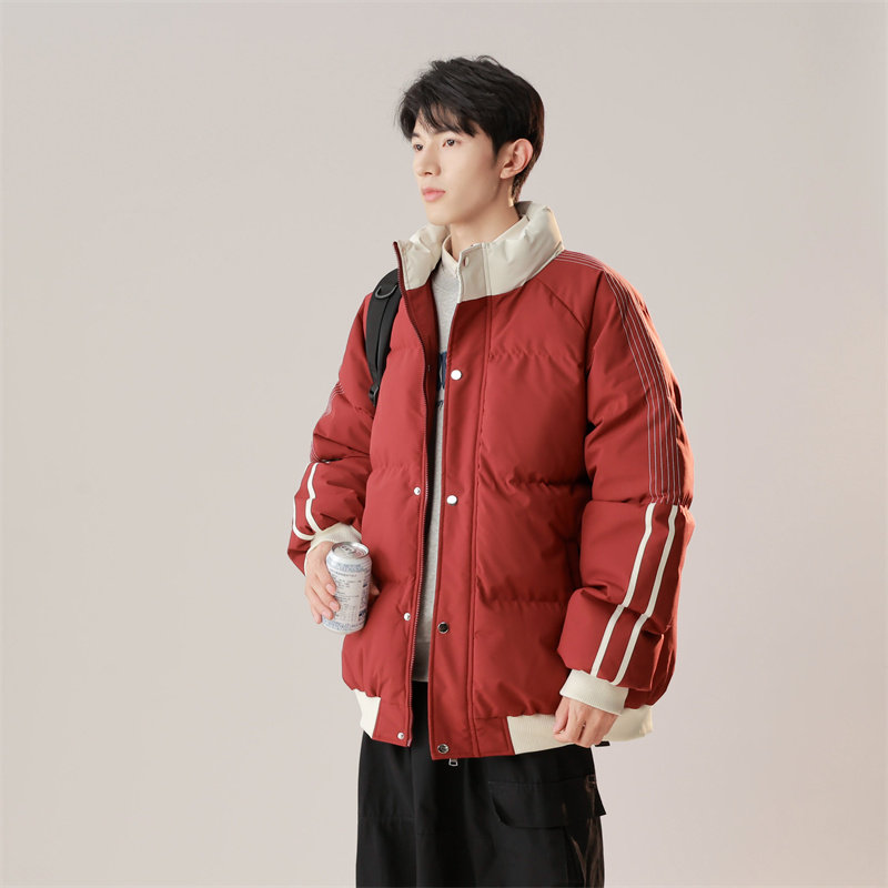 朋克羽绒棉服男士冬季2025新款潮牌ins宽松痞帅高街男生外套棉衣