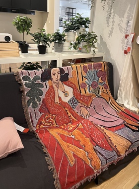 Henri Matisse Red Jacket 红色夹克马蒂斯 野兽派 毛毯