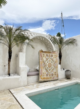 云南大理澳洲Vanlife 休闲毯沙发毯女装店波西米亚盖毯花卉装饰毯