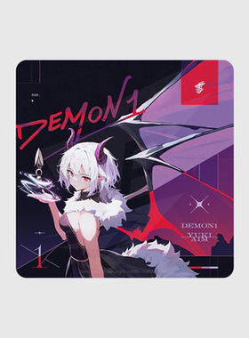 YukiAimxDemon1联名同款电竞FPS鼠标垫顺滑控制适用CS2无畏契约