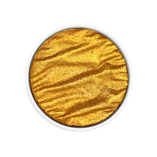 德国Coliro水彩颜料 Finetec金属色 珠光色 荧光色手工30mm固体颜料美术生金银色绘画颜料 单块