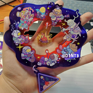 新品星际拓荒outerwilds同人自制高颜值亚克力御守挂件背包装饰