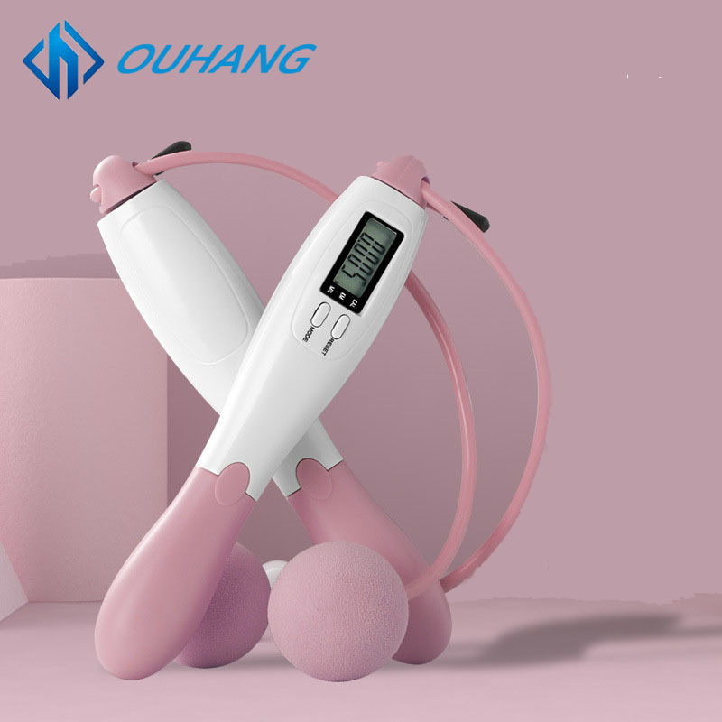 无绳跳绳计数器健身减肥运动燃脂儿童成人女专业室内无线绳子跳神