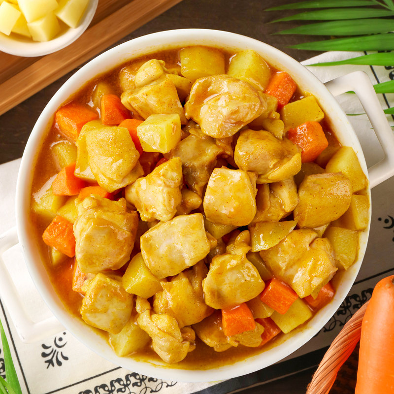 菜字头200g*10包咖喱鸡肉料理包半成品速食快餐饭菜肴包预制菜