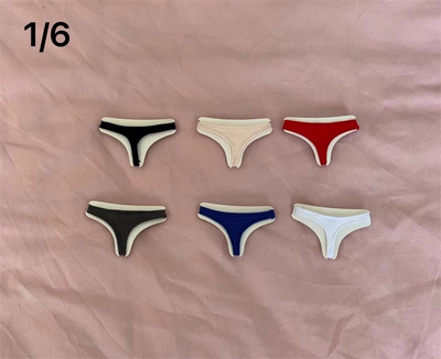 现货1/6女兵人性感内裤弹力贴身丁字裤三角裤配TBL岚包胶12寸素体