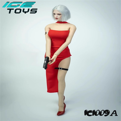 IC1009 ICE TOYS 1/6兵人战术裙子礼服包胶素体战斗装连衣裙模型