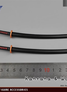 Toyscentre 1/6 兵人手办模型TCT-018武士刀配件金属 BJD OB娃娃