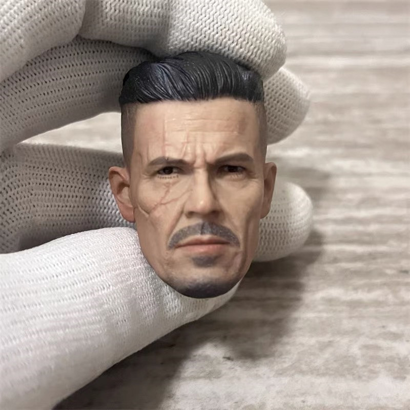 1/6兵人头雕 死侍 2 cabie 电索 Deadpool 欧美 平静版 头雕 现货