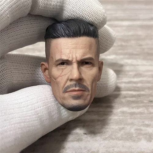 1/6兵人头雕 死侍 2 cabie 电索 Deadpool 欧美 平静版 头雕 现货