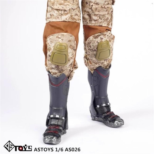 ASTOYS 1/6男兵人模型 AS026 复仇者联盟猎鹰靴 自带旧化效果现货