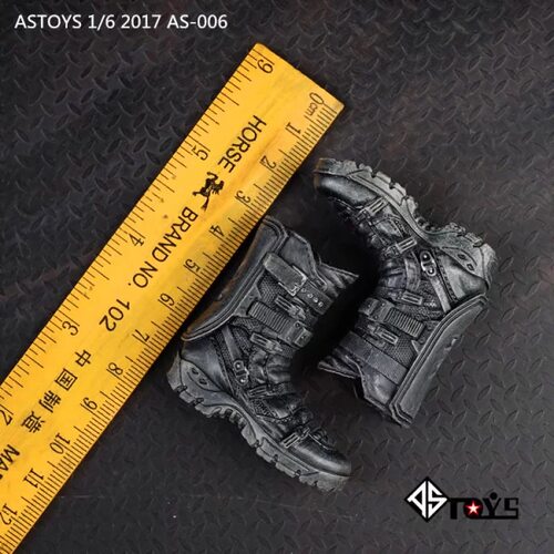 ASTOYS 1/6兵人模型 AS006 猎鹰靴 实心作战靴 非HT 兵人配件现货