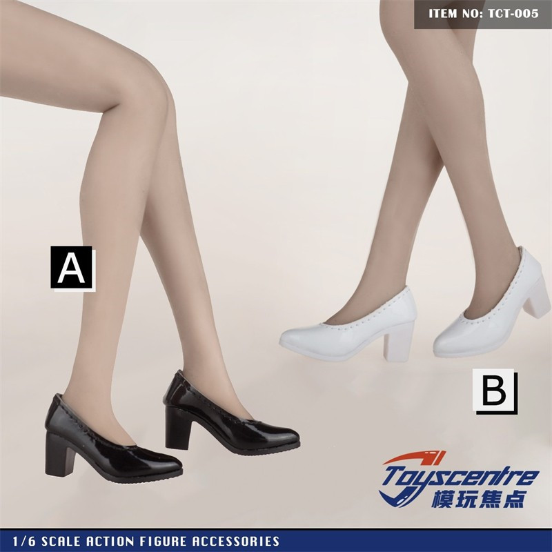 Toys sentre 模玩焦点 1/6 女兵人 TCT-005 高跟鞋 空心皮鞋现货