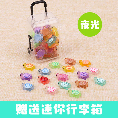 可爱夜光迷你小乌龟桌面小摆件