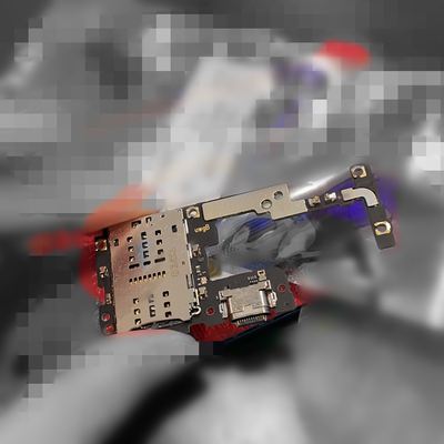 中兴尾插充电口小板卡托