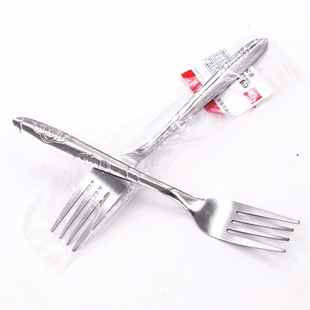 两元店百货餐具地摊货源2号钢叉西式叉叉子中号叉子西餐叉