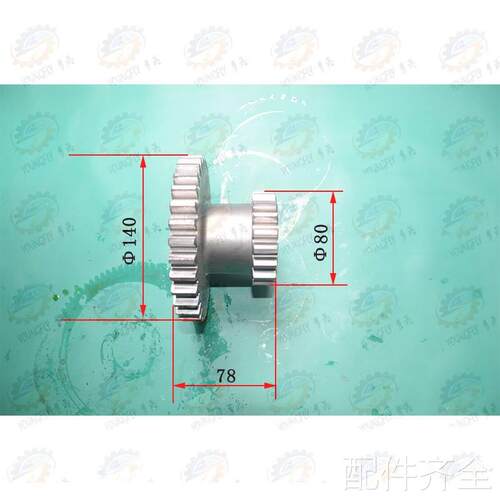 北京 自贡6X52K X5032 X53K B1-400K X2W双联齿轮372AB Z18/33齿