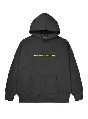 MYGE经典全称字体思维概念印花街头休闲重磅宽松连帽卫衣