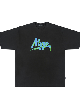 MYGE手骨涂鸦印花纯棉短袖T恤