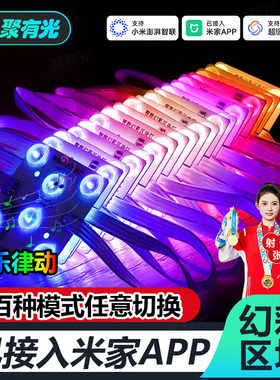 智能RGB区块链灯音乐律动跑马灯