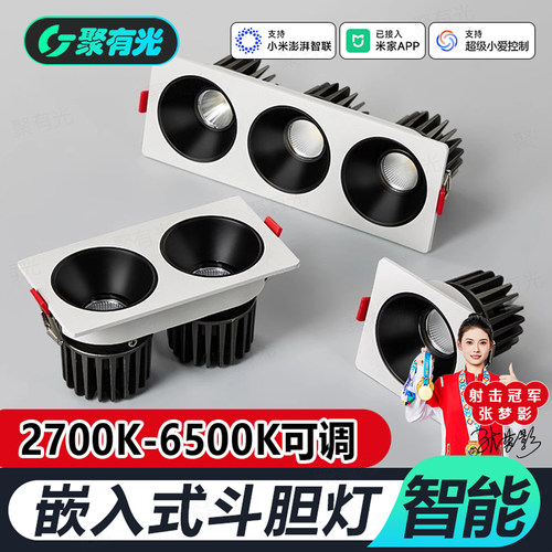 蓝牙Mesh2.0护眼智能嵌入式射灯