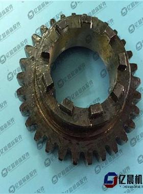机床配件蚌埠机床厂X5042A离合楔齿轮 544-2 齿Z30 模数M3.5高38