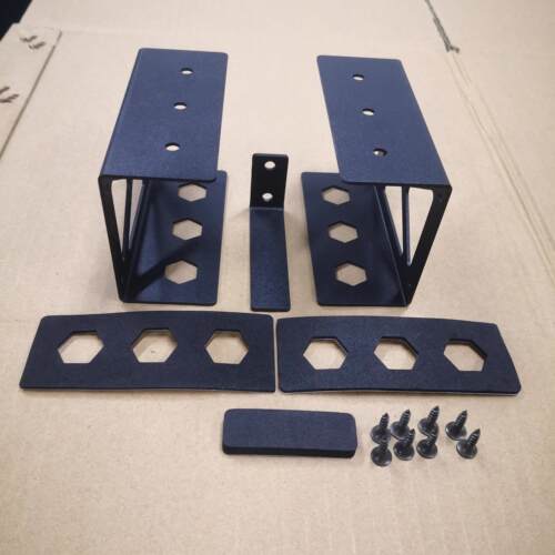 小型笔记本电脑Macbook迷你小型主机PC桌下金属收纳支架节省空间