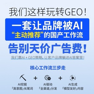 优化排名系统AI搜索关键词GEO优化服务AI大模型排名优化系统开发