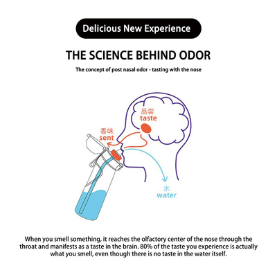 24年新款玩味水杯airup香味杯果味香味环气味水杯跨境爆款亚马逊