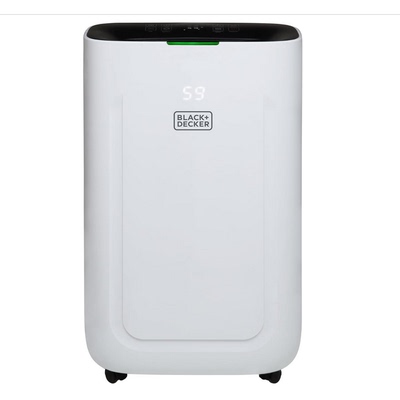 英国代购BLACK+DECKER 20L Smart Dehumidifier 大容量智能除湿机