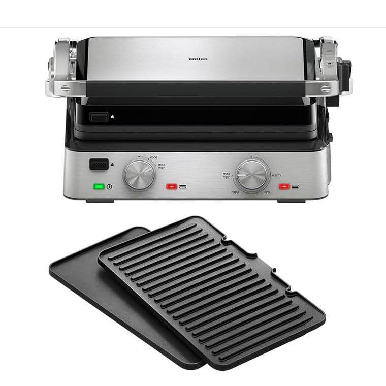 德国代购Braun MultiGrill 7 CG7020 Contact Grill 3合1电烧烤架