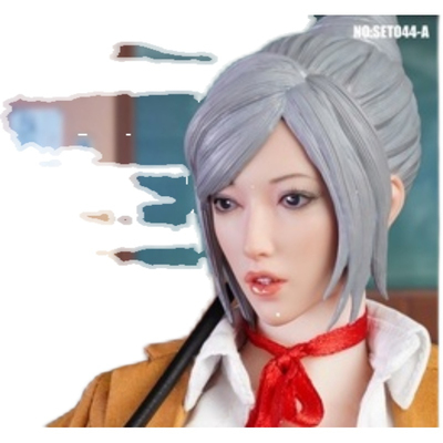 1/6 女兵人头雕 SET044 美女御姐 女头雕 白肤色 美女头雕现货