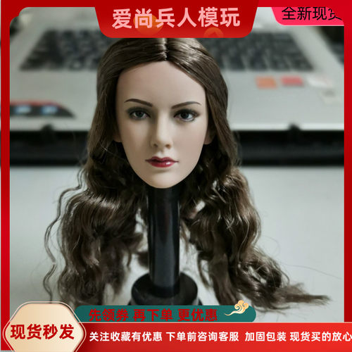 兵人 1/6 第三方 鎏金版 女头雕 斯巴达女司令 精美款头雕 现货