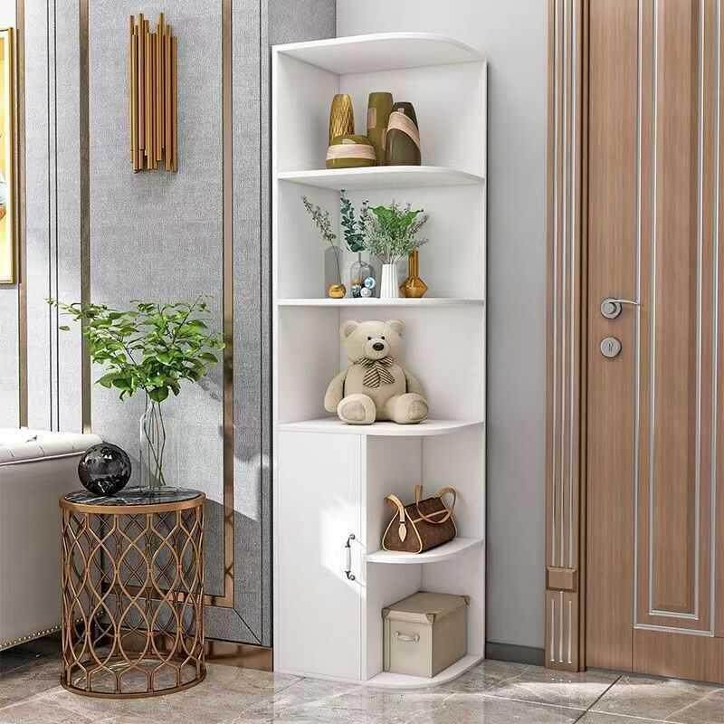 [香港包邮]转角柜墙角柜三角柜书柜拐角边角置物架角落收纳储物客