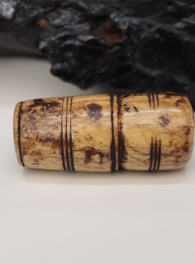 清代尸陀林灵骨材质包浆油润