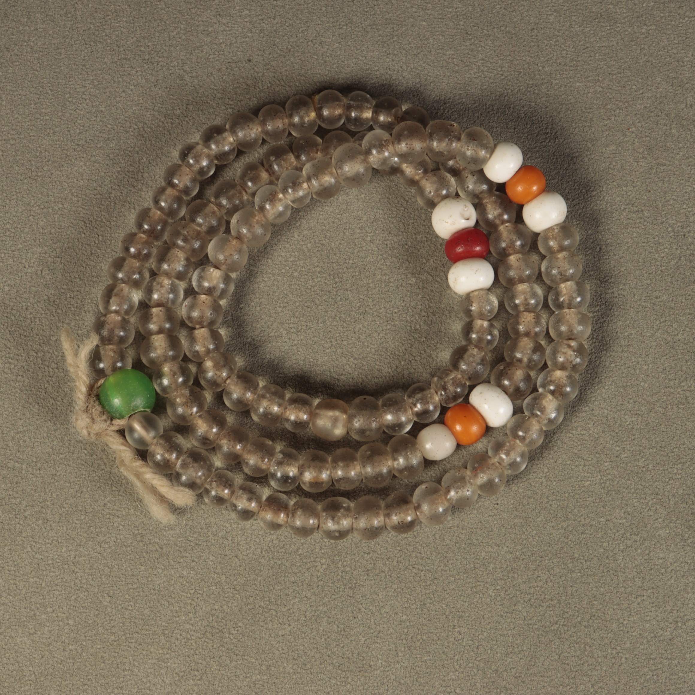 〓老〓西藏清代琉璃佛珠念珠藏式文玩古珠项链手串99颗藏族用